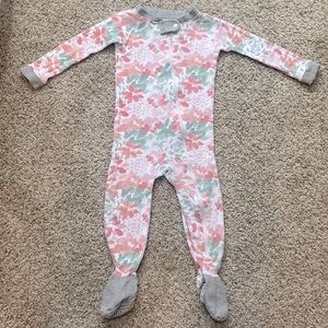Burt’s Bees Floral Sleep and Play Pajamas